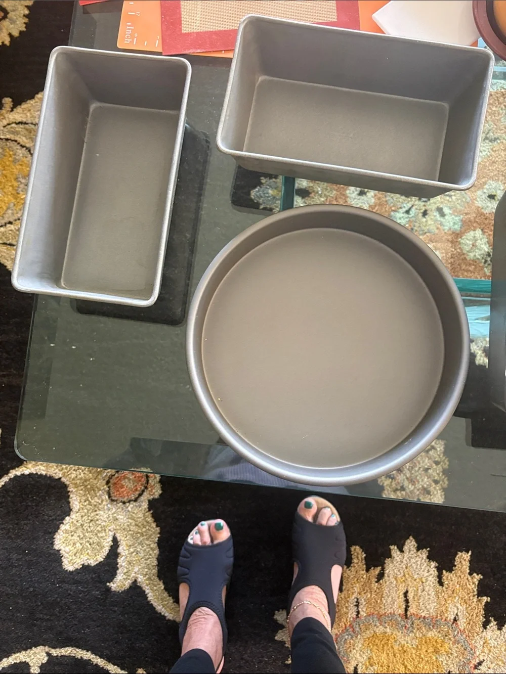 Nonstick Gray Bakeware Set with Baking Tools